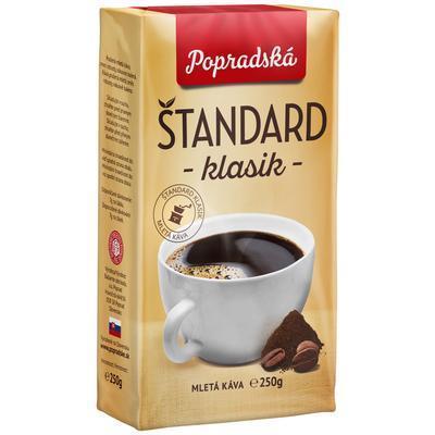 KÁVA MLETÁ ŠTANDARD KLASIK 250g POPRAD