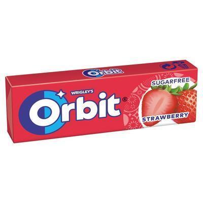 ŽUVAČKY ORBIT JAHODA 14g DRAŽÉ