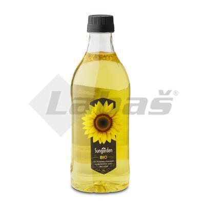 OLEJ BIO SLNEČNICOVÝ ZA STUD. LISOVANÝ 1l PET SUNGARDEN