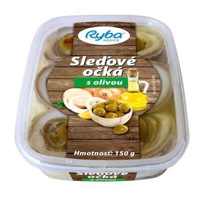 SLEĎOVÉ OČKÁ S OLIVOU 150g RYBA