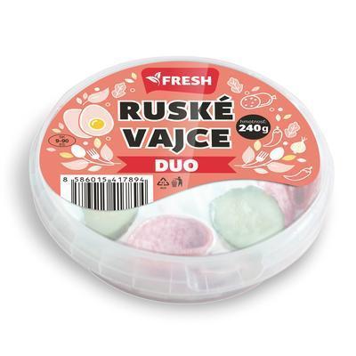 ŠALÁT RUSKÉ VAJCE DUO 240g FRESH zár. 14 dní