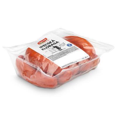 KLOBÁSA IPEĽSKÁ OA /VÁHA/ 45% PODIEL MÄSA MECOM BEZLEP